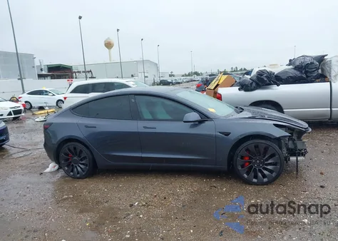 2021 Tesla Model 3 Performance Dual Motor All-Wheel Drive из США, поврежденный, VIN 5YJ3E1EC3MF028289